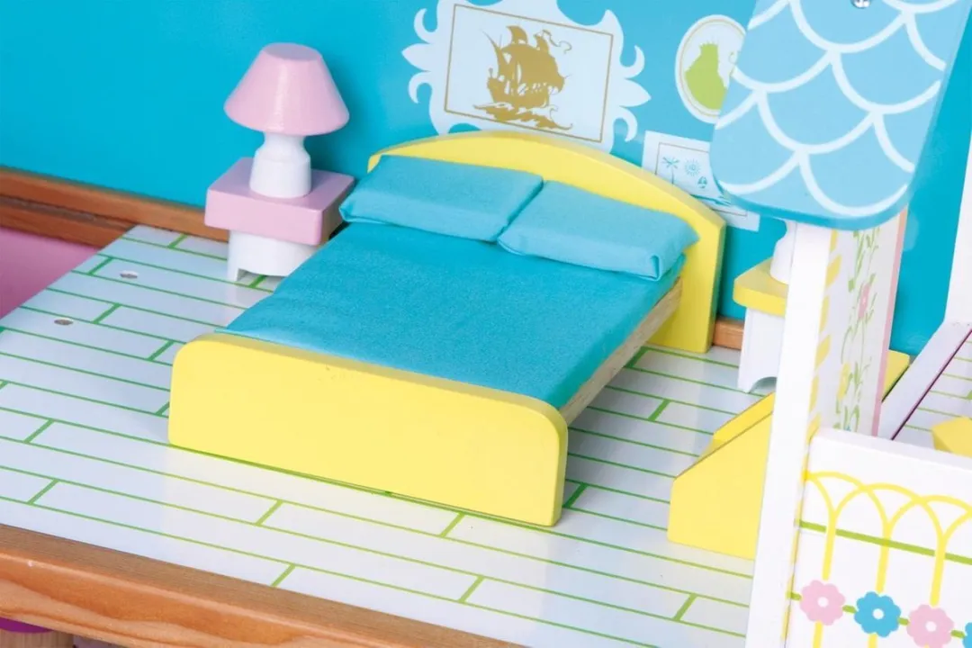 Small Foot Houten Poppenhuis Compleet - 23 Meubels - Multi