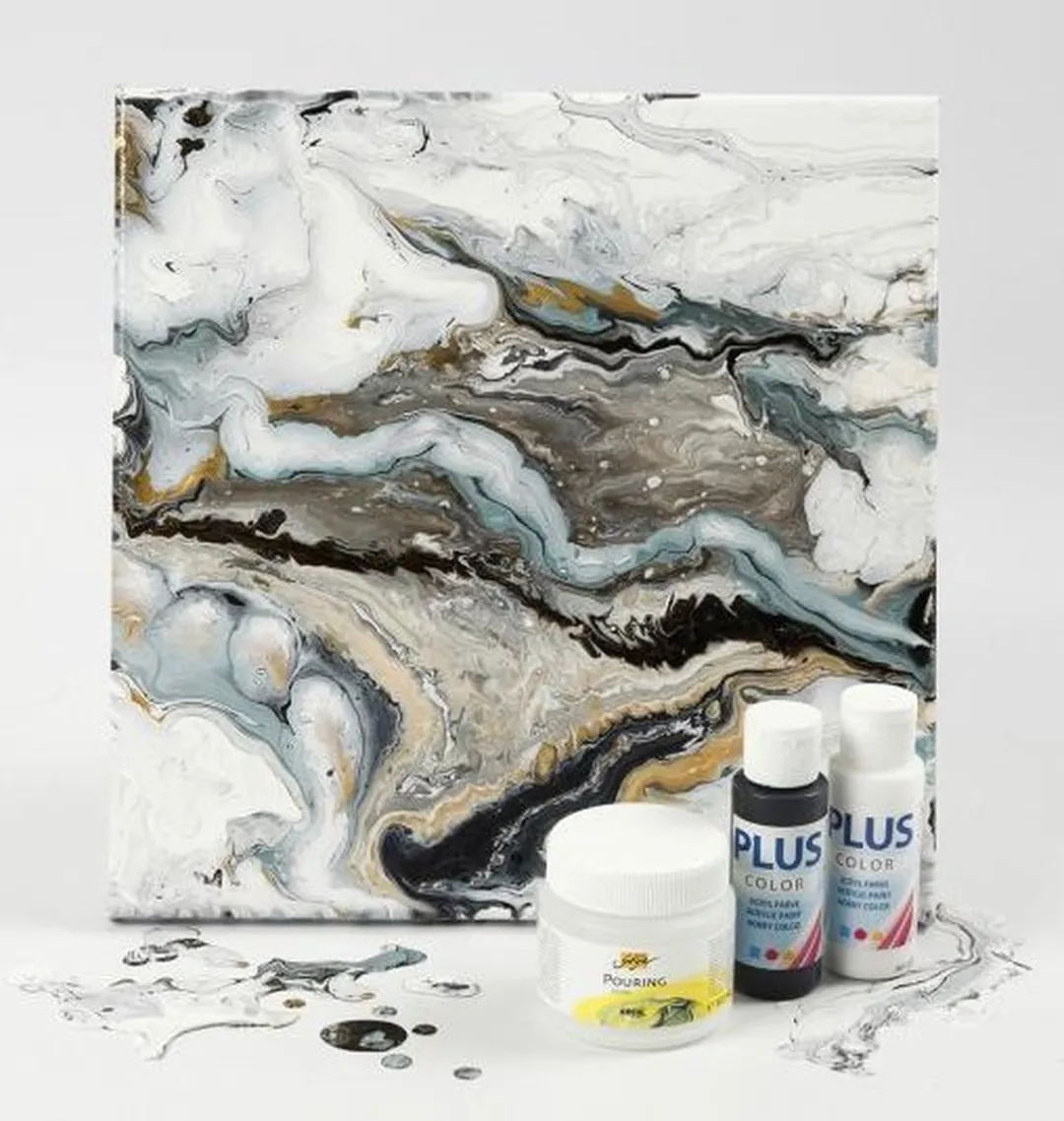 Creativ Company Pouring Fluid Vloeibare Verf 750ml - Multicolor