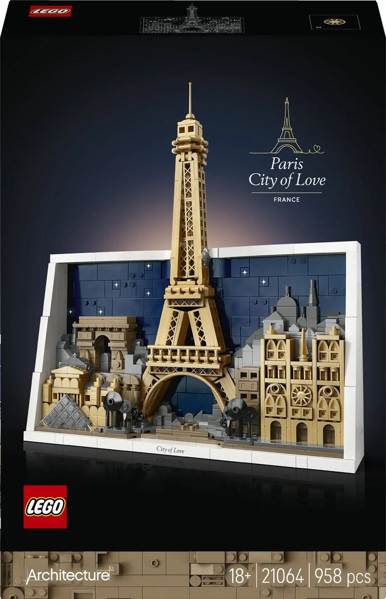 LEGO Architecture Parijs 21064 - 958 Stukken - Multicolor
