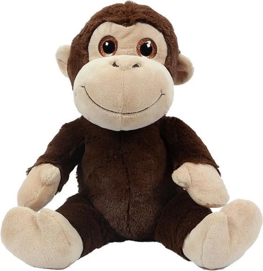 PIA Pluche Knuffel Aap 28cm - Bruin