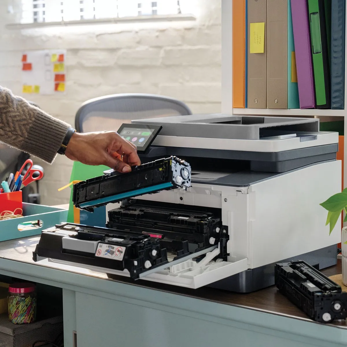 HP Color LaserJet Pro MFP 3302fdwg 759V2F - A4 - 251 Vel - 25 ppm - Blauw - afbeelding 3 van 6