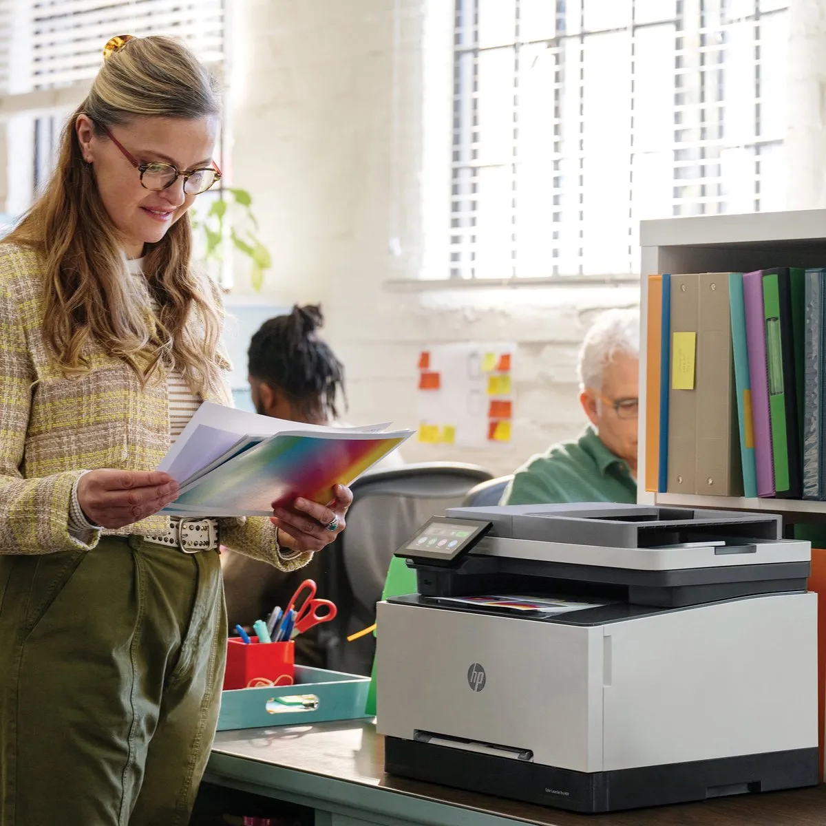 HP Color LaserJet Pro MFP 3302fdwg 759V2F - A4 - 251 Vel - 25 ppm - Blauw - afbeelding 6 van 6