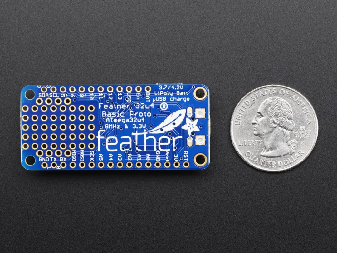 Adafruit Feather 32u4 Basic Proto 2771 - Meerkleurig