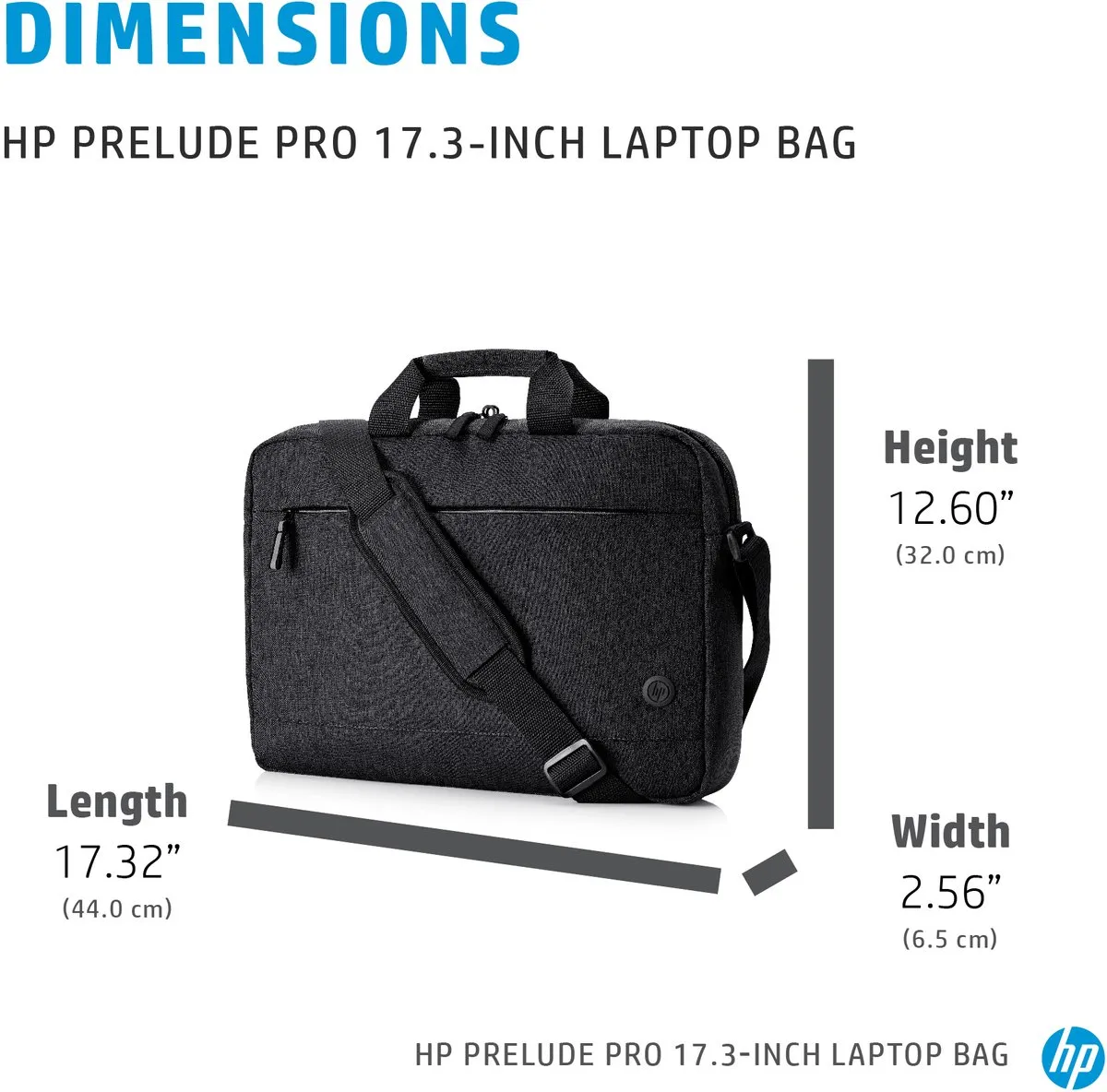 HP Prelude Laptoptas 17 inch - Grijs