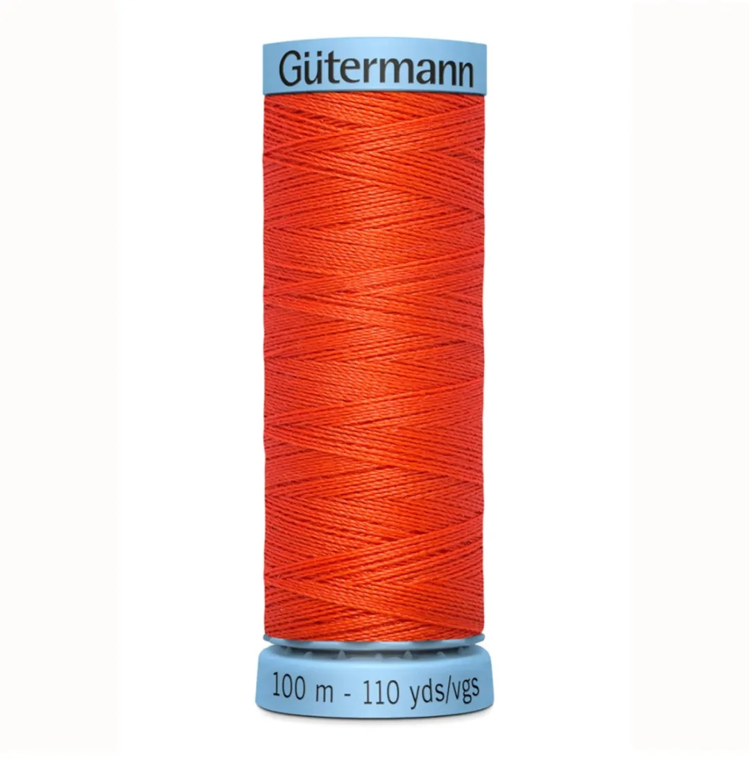 Gutermann Zijde Garen 155 - 100m - Zwart/Grijs/Wit