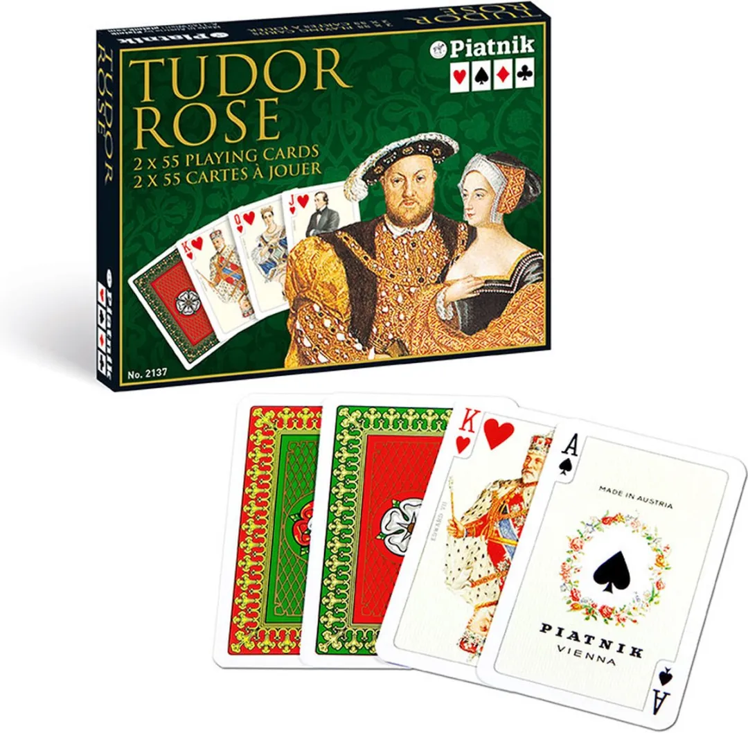 Piatnik Tudor Rose Speelkaarten Double Deck