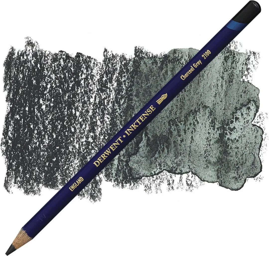 Derwent Inktense Potlood Charcoal Grey 2100