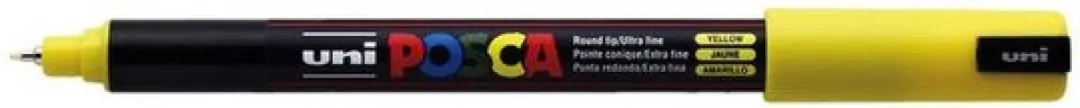 Posca PC1MR EF Verfstift Geel - 6 Stuks
