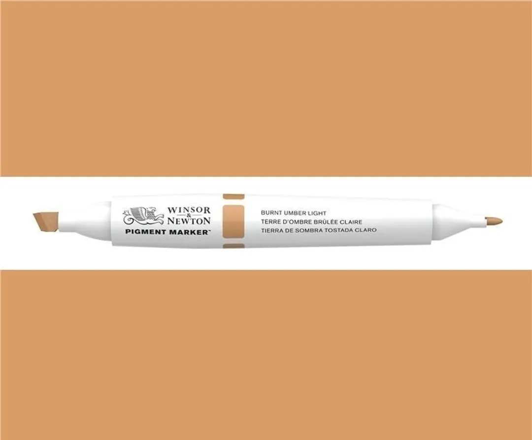 Winsor & Newton Pigment Marker Burnt Umber Light 0202/110
