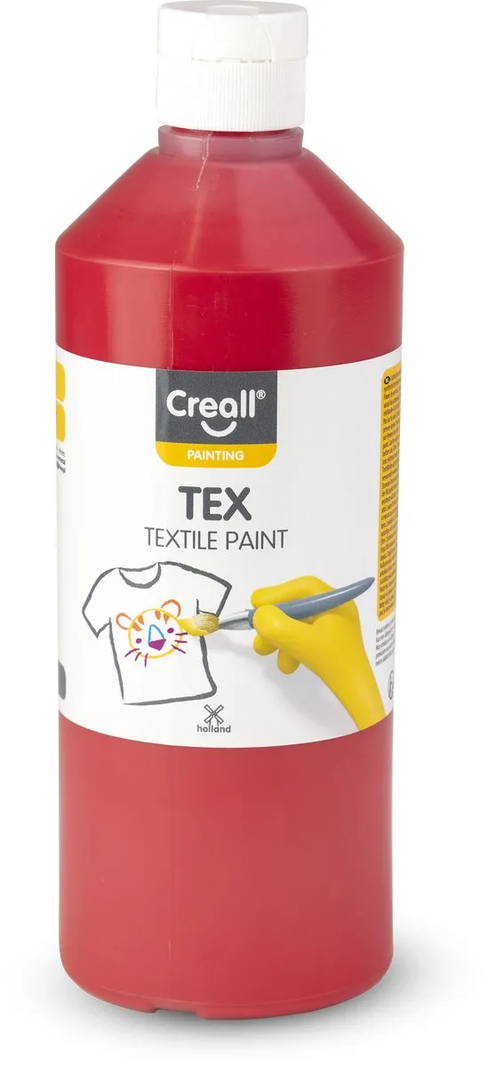 Creall Tex Stoffenverf Rood 250ml