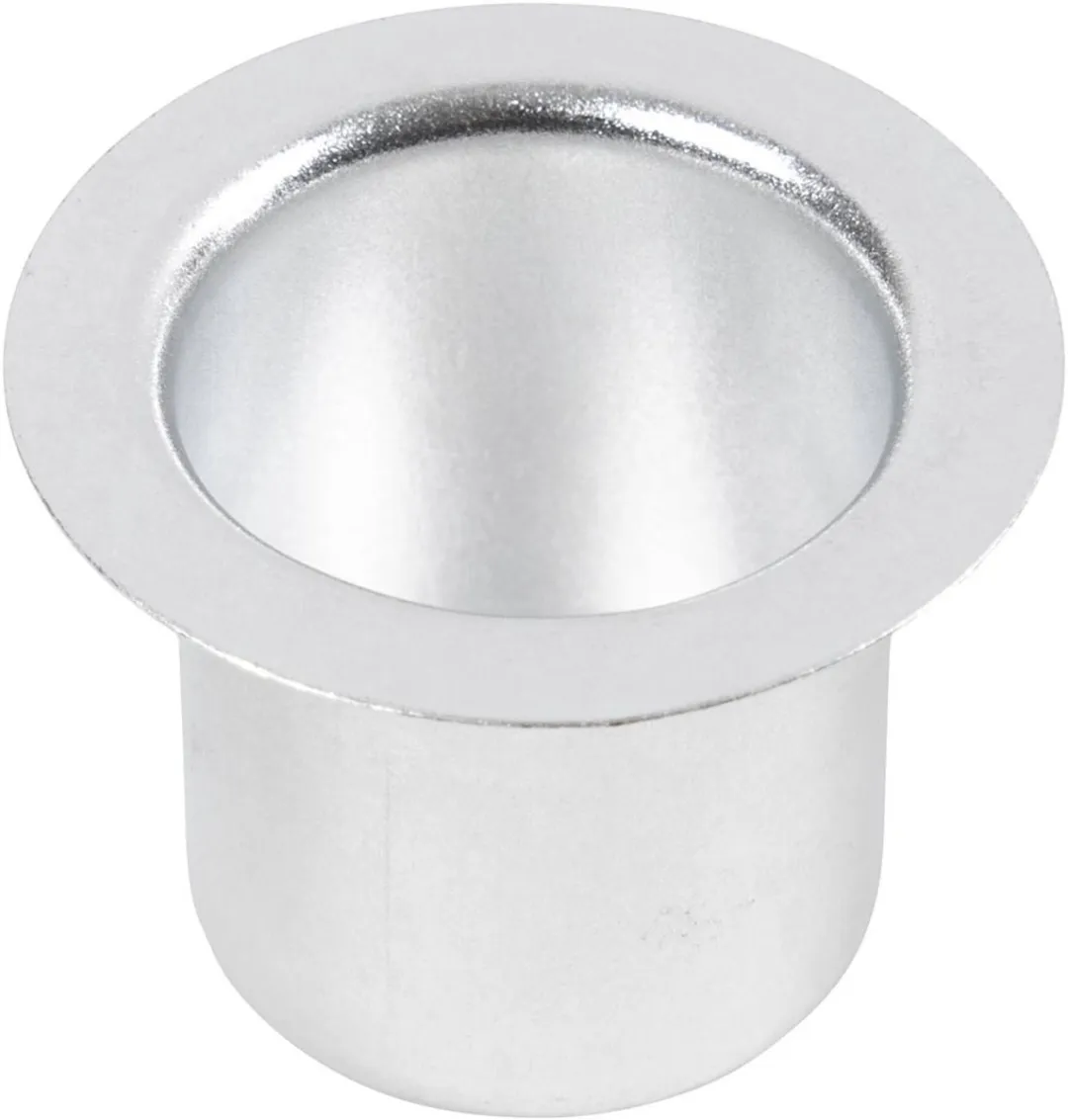 Creativ Company Metalen Kaarsenhouders 23mm - 12 Stuks - Zilver