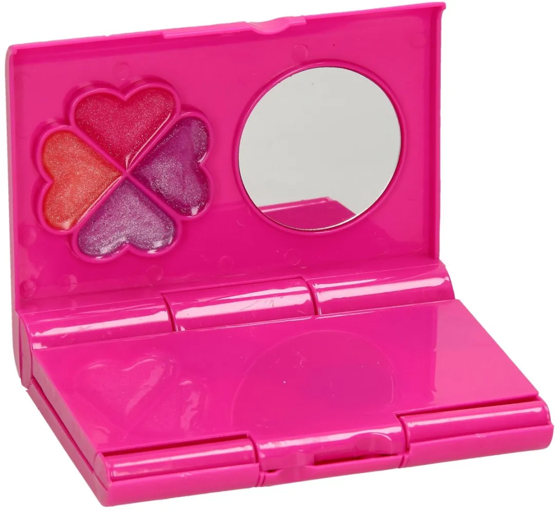Johntoy Isabella Make-up Doosje - 18 Kleuren - Roze