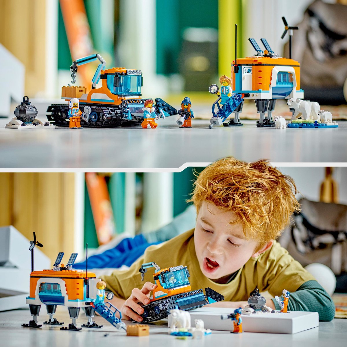 LEGO Truck en mobiel laboratorium voor poolonderzoek - 60378
