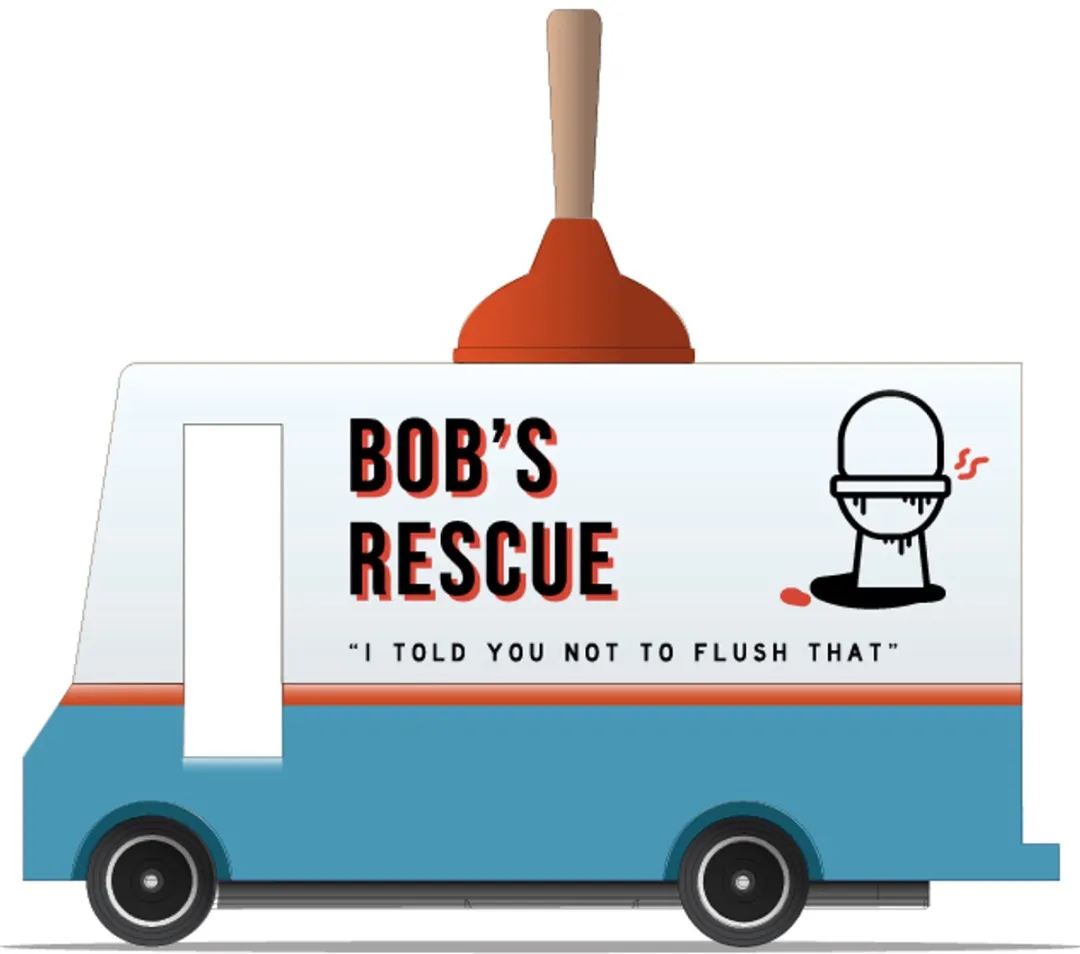 Candylab Candycar Vans Bob's Plumbing Van U646