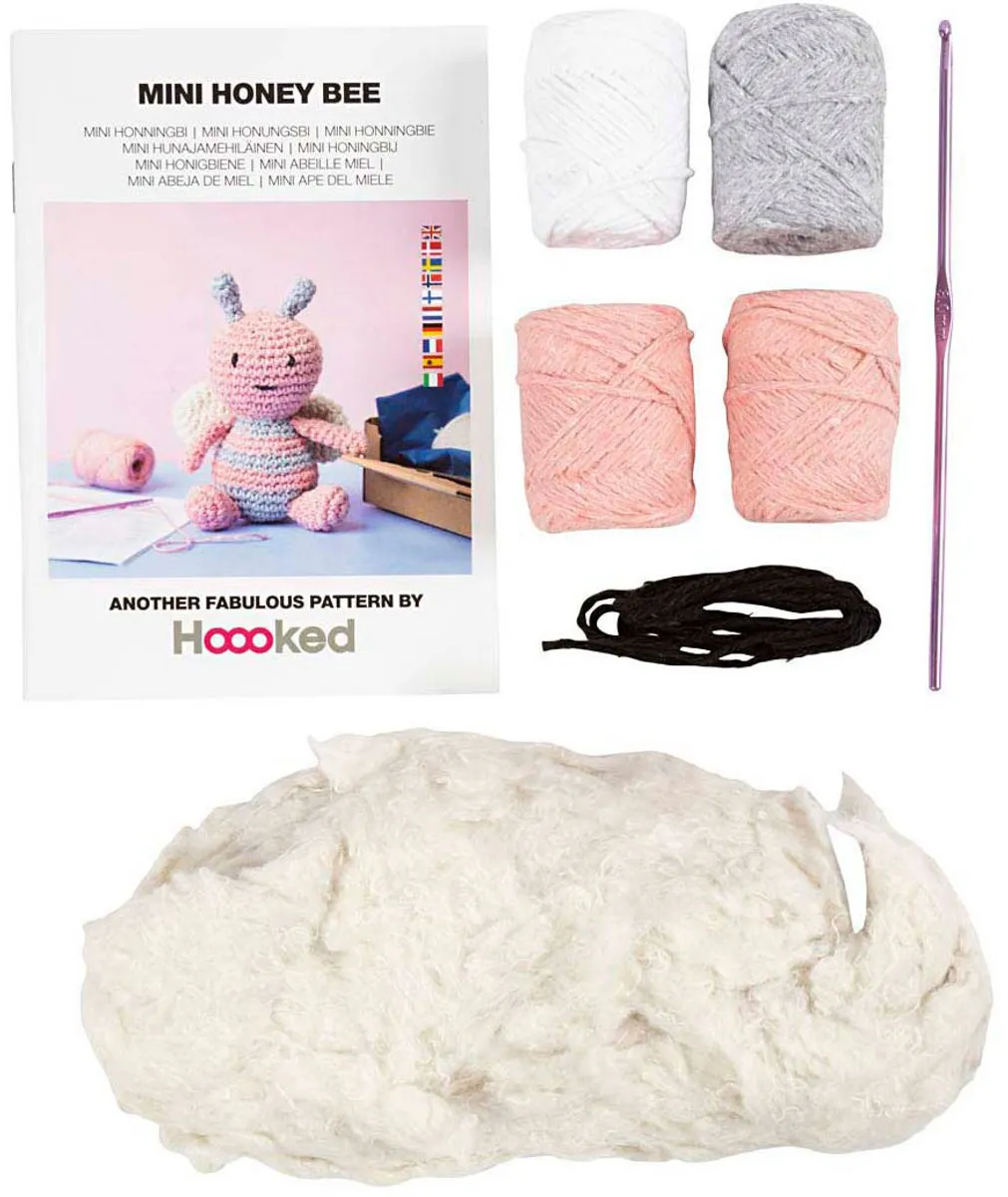 Creativ Company Haakpakket Amigurumi Honingbij - Pastelkleuren