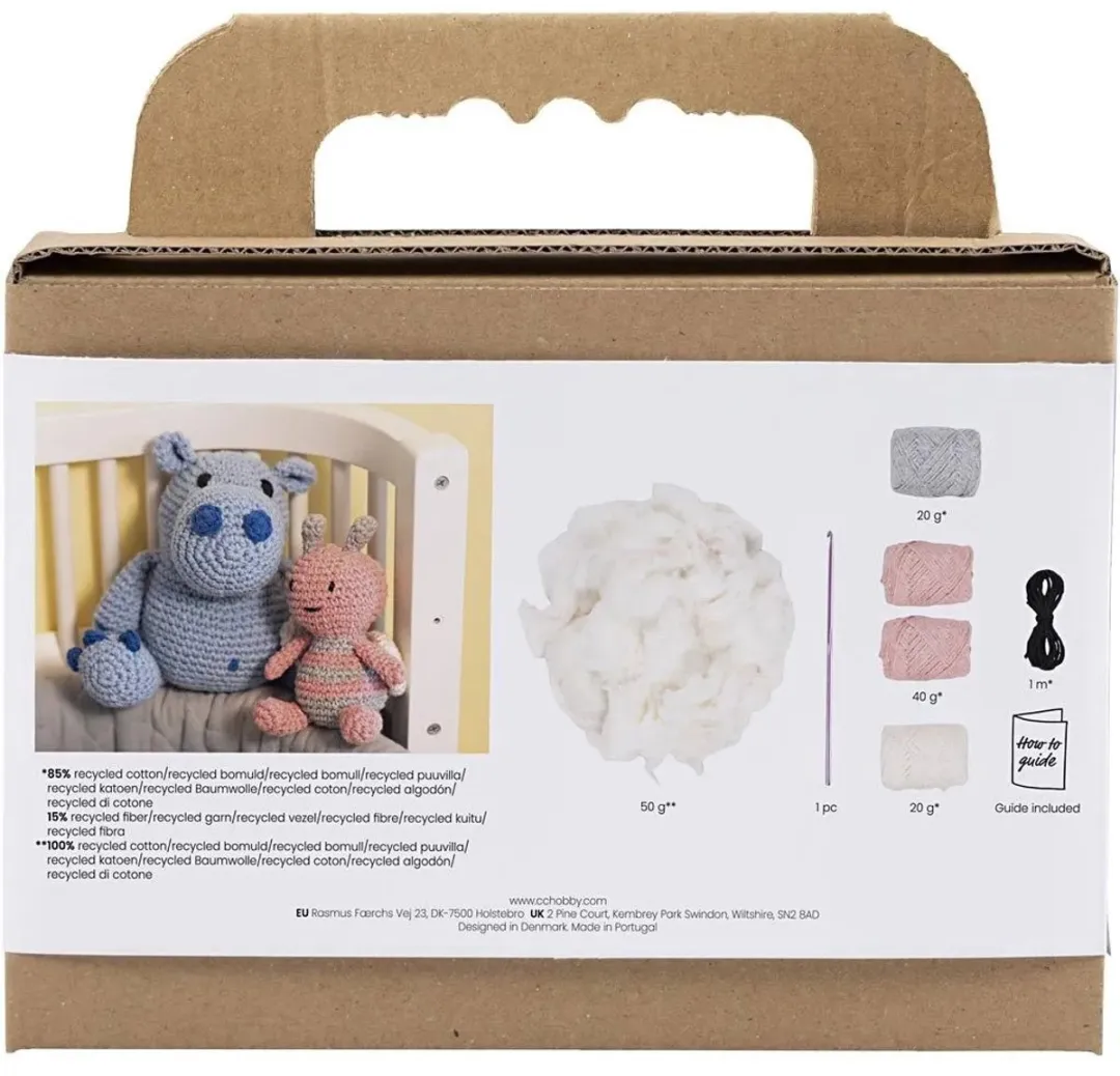 Creativ Company Haakpakket Amigurumi Honingbij - Pastelkleuren