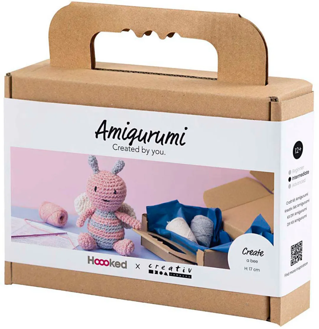 Creativ Company Haakpakket Amigurumi Honingbij - Pastelkleuren