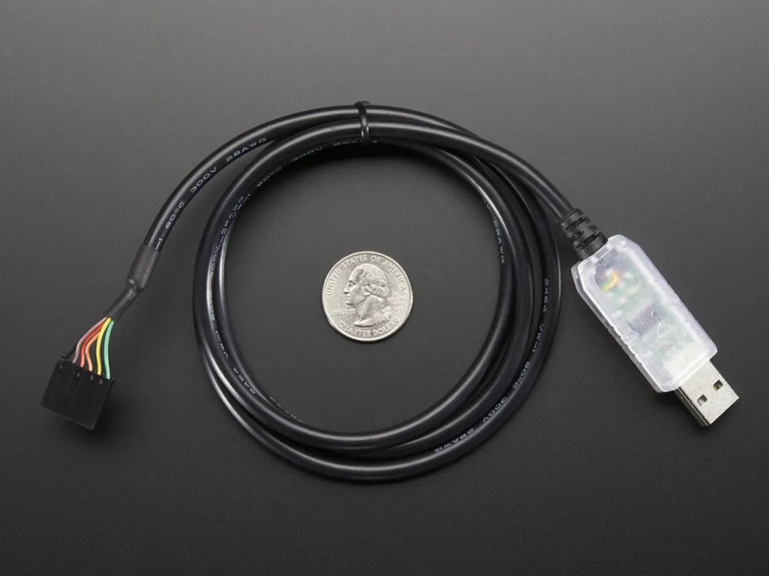 Adafruit FTDI USB Kabel TTL-232 - Meerkleurig