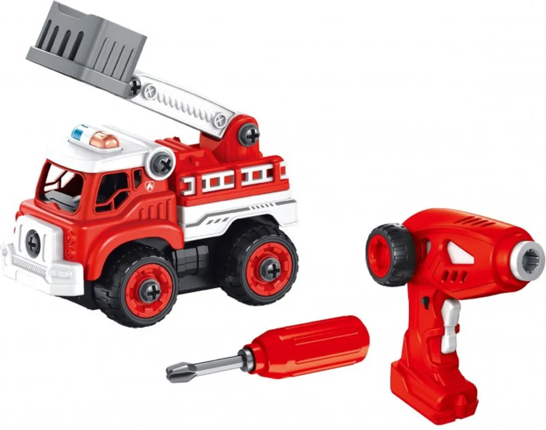 Buki France RC Brandweerwagen 9022 - Rood
