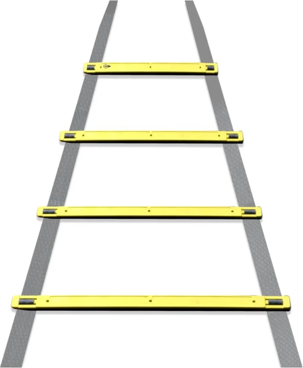 Dunlop Umbro Loopladder 4m - Voetbal Trainingsmateriaal - Geel