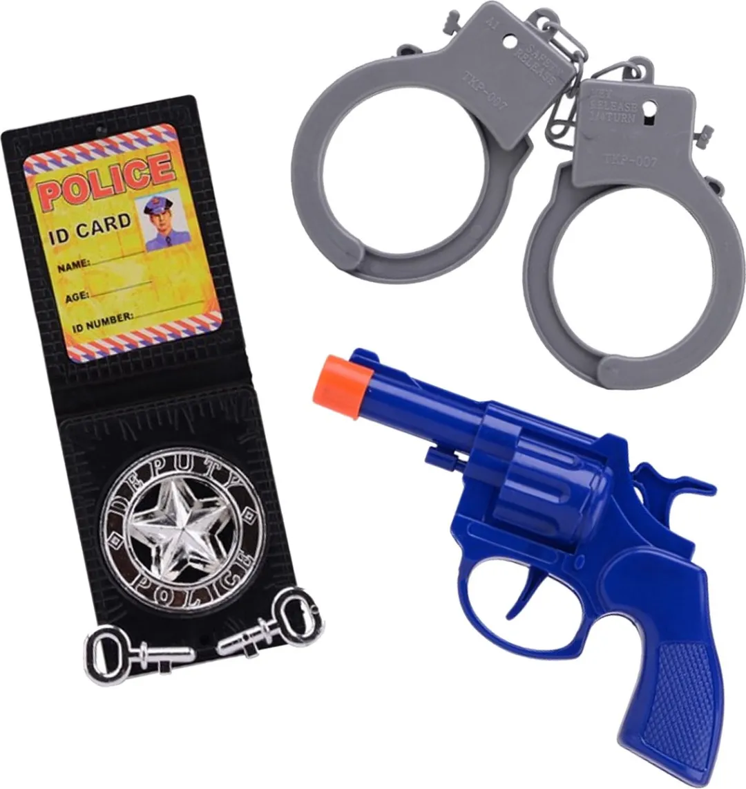 Johntoy Politie Speelset 10cm