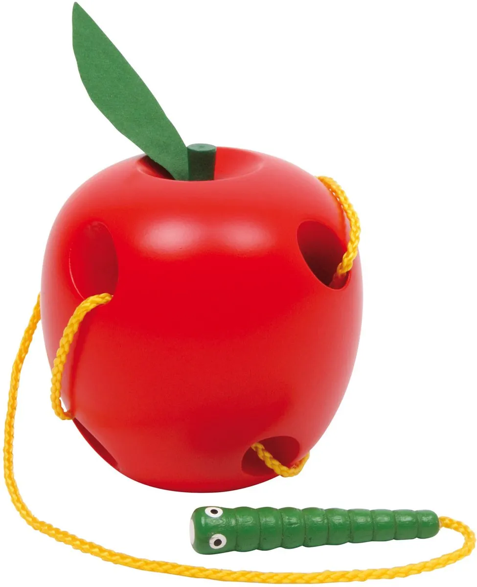 Small Foot Houten Rijg Appel
