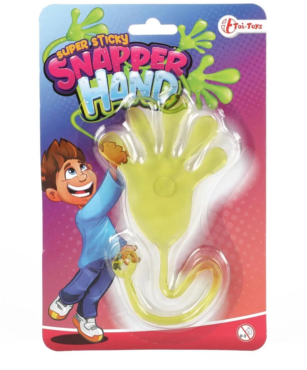 Toi-Toys Gekleurd Plakhandje - Geel