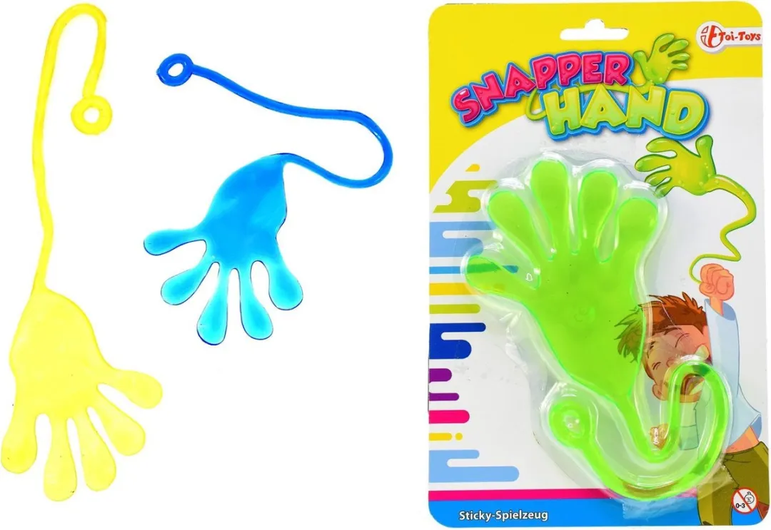 Toi-Toys Gekleurd Plakhandje - Geel