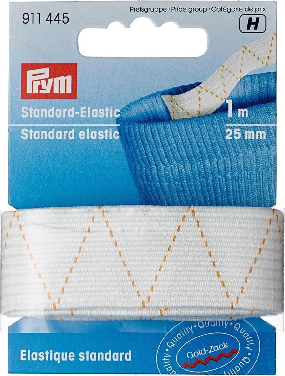 Prym Standaard Elastiek 25mm Wit
