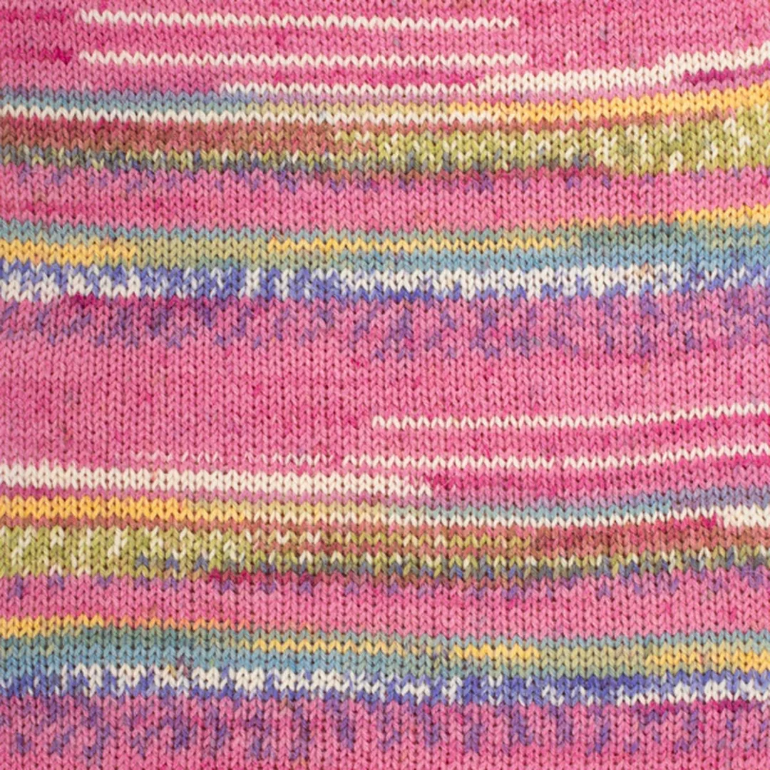 Drops Fabel Print Wol Garen Pink dream