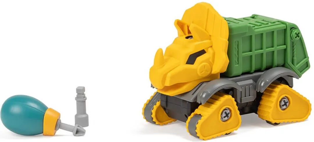 Eurekakids Dino Bouwpakket Dumptruck Geel