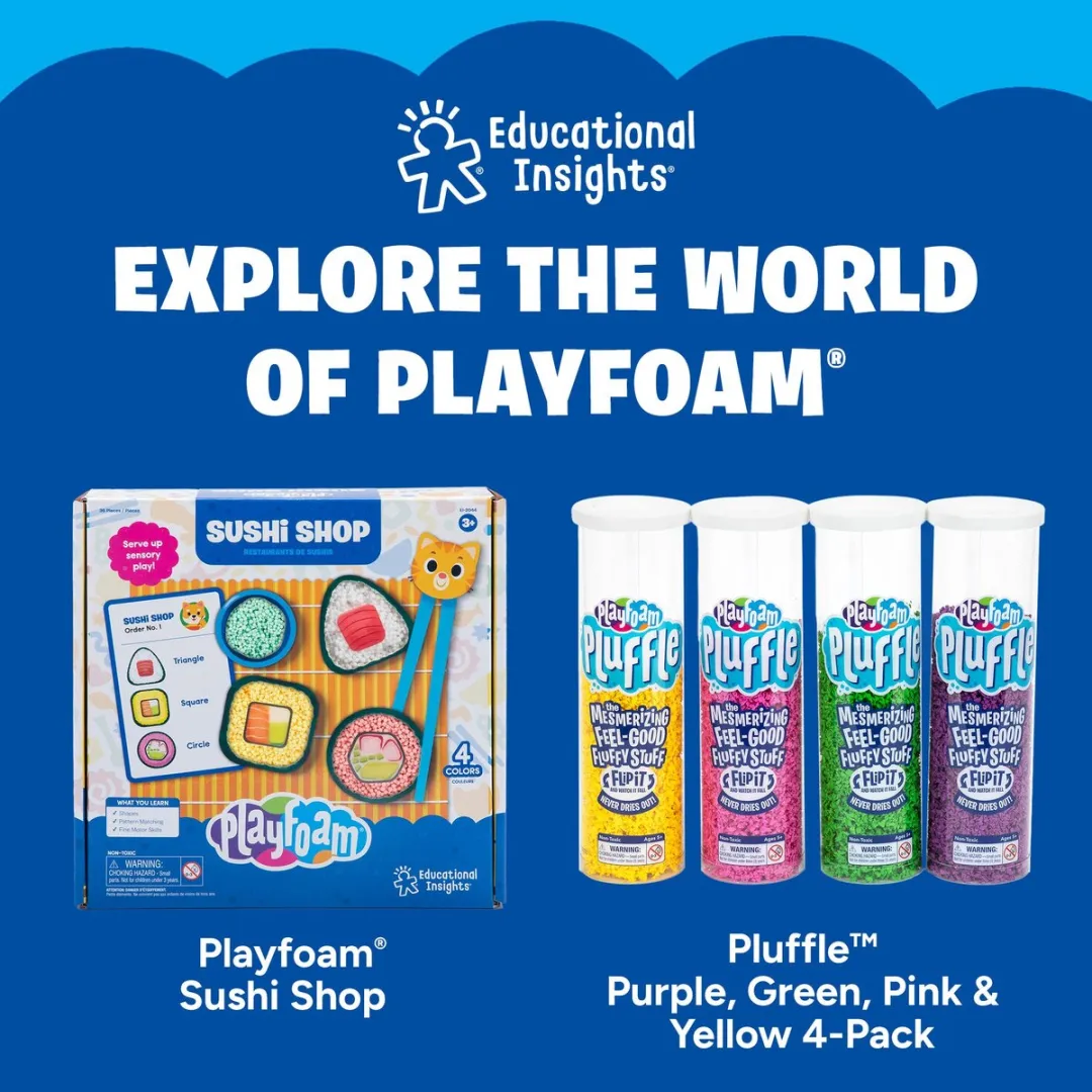 Learning Resources Playfoam Glow In The Dark Knutselset - 8 Stuks Multicolor