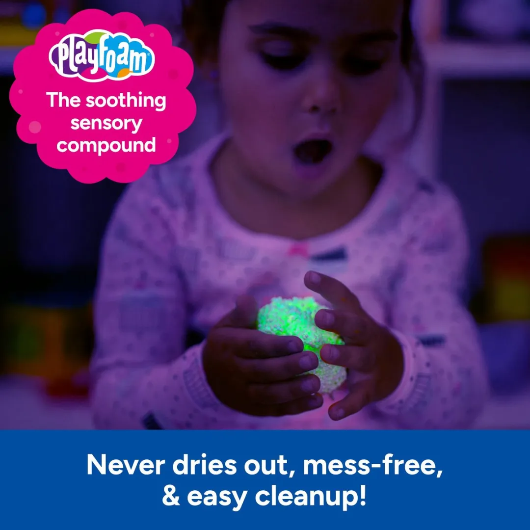 Learning Resources Playfoam Glow In The Dark Knutselset - 8 Stuks Multicolor
