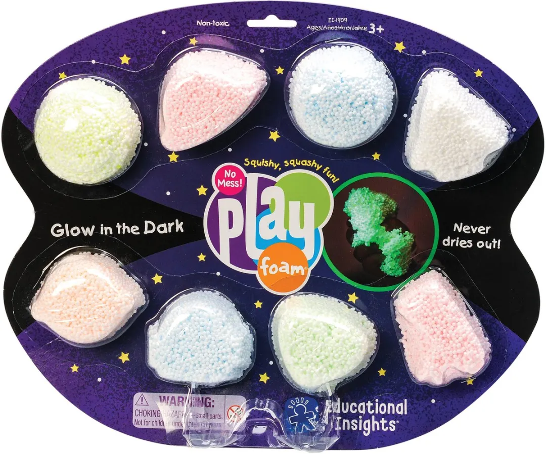 Learning Resources Playfoam Glow In The Dark Knutselset