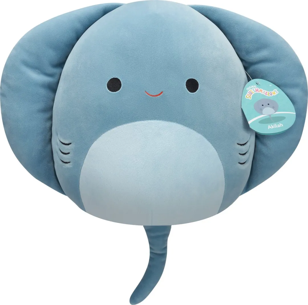 Squishmallows Akilah Muted Blue Polka-dot Stingray 30cm