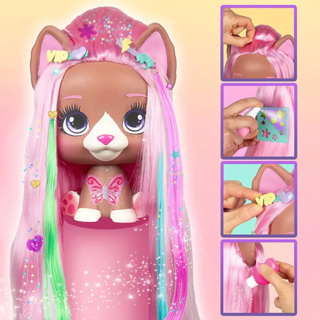 Imc Toys Mega Vip Pets Nyla Hond - 22cm - Bruin
