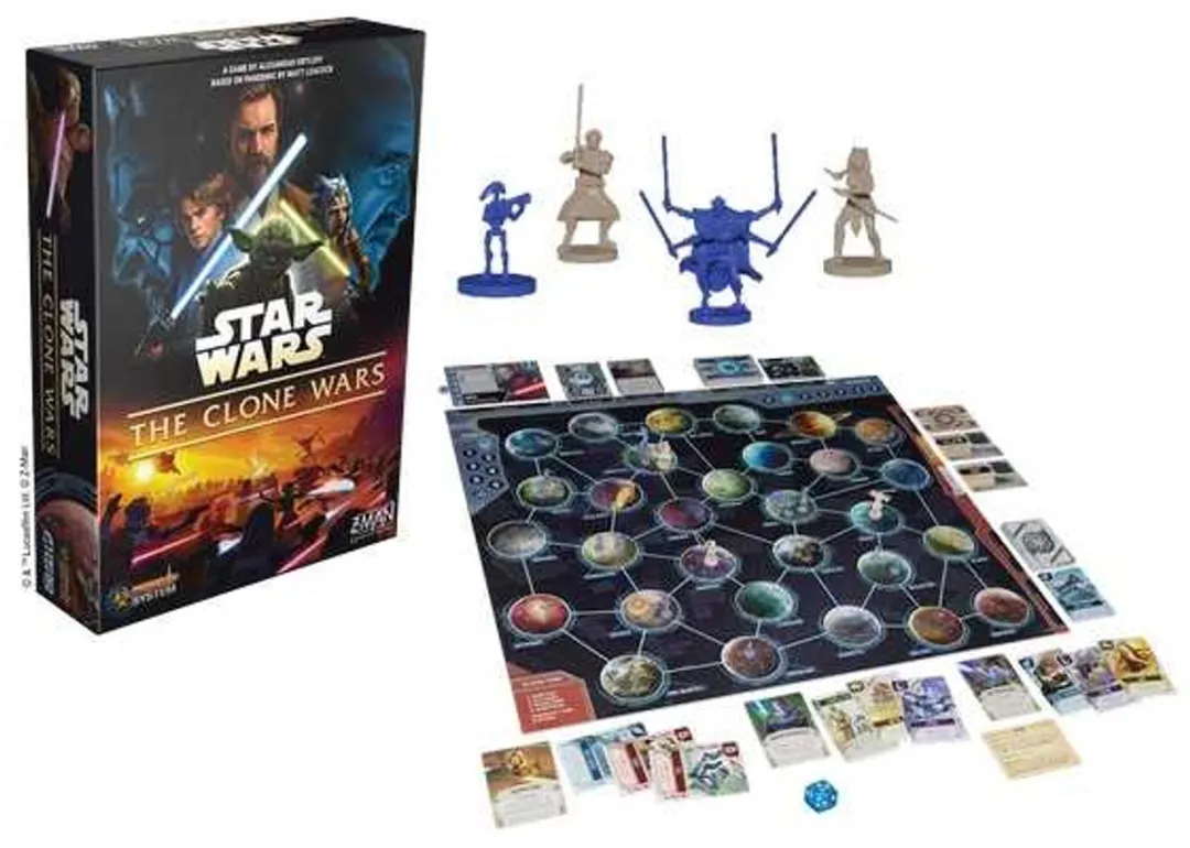 Z-Man Games Star Wars The Clone Wars Pandemic System Game ZMG7126