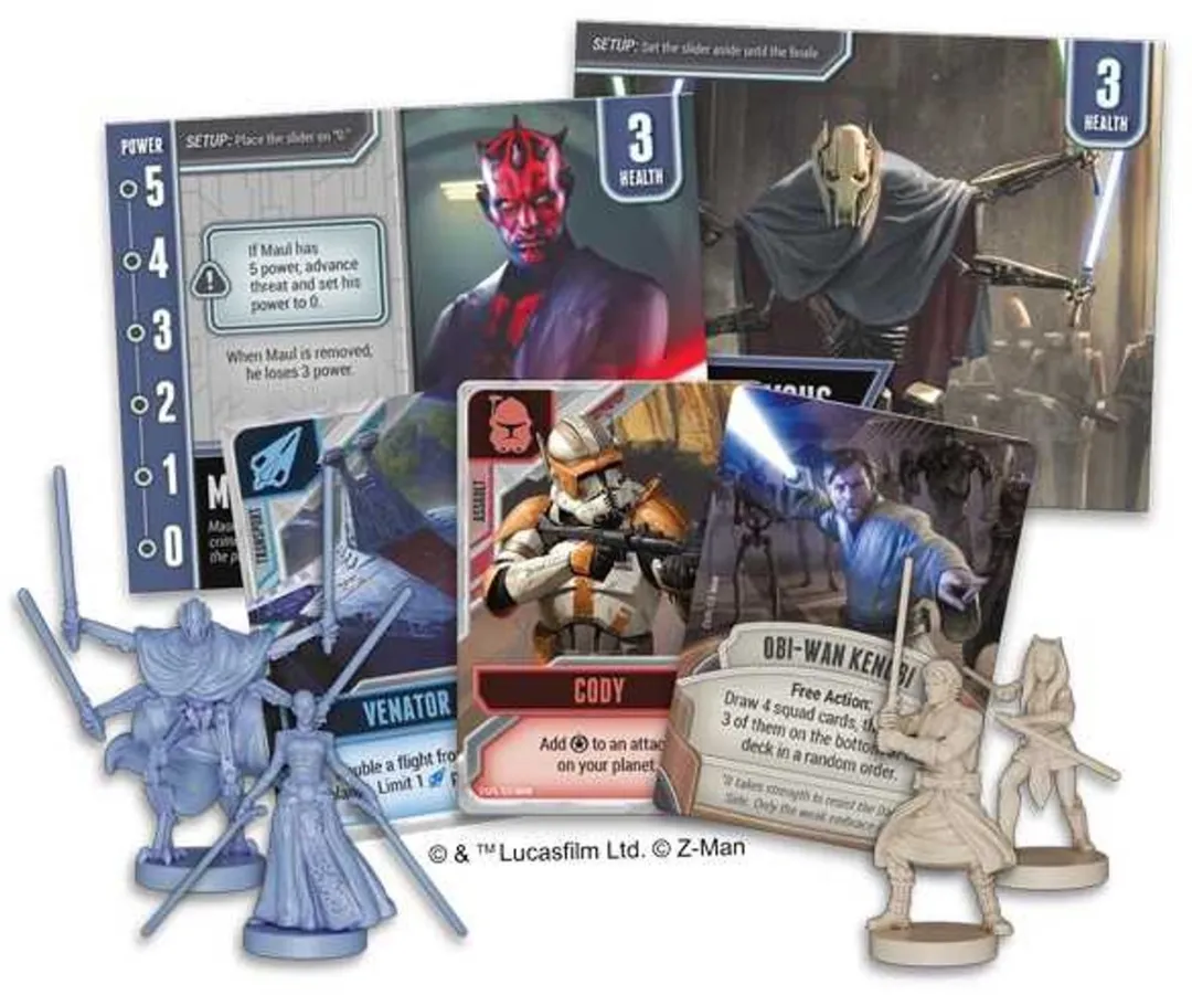 Z-Man Games Star Wars The Clone Wars Pandemic System Game ZMG7126 - afbeelding 6 van 6