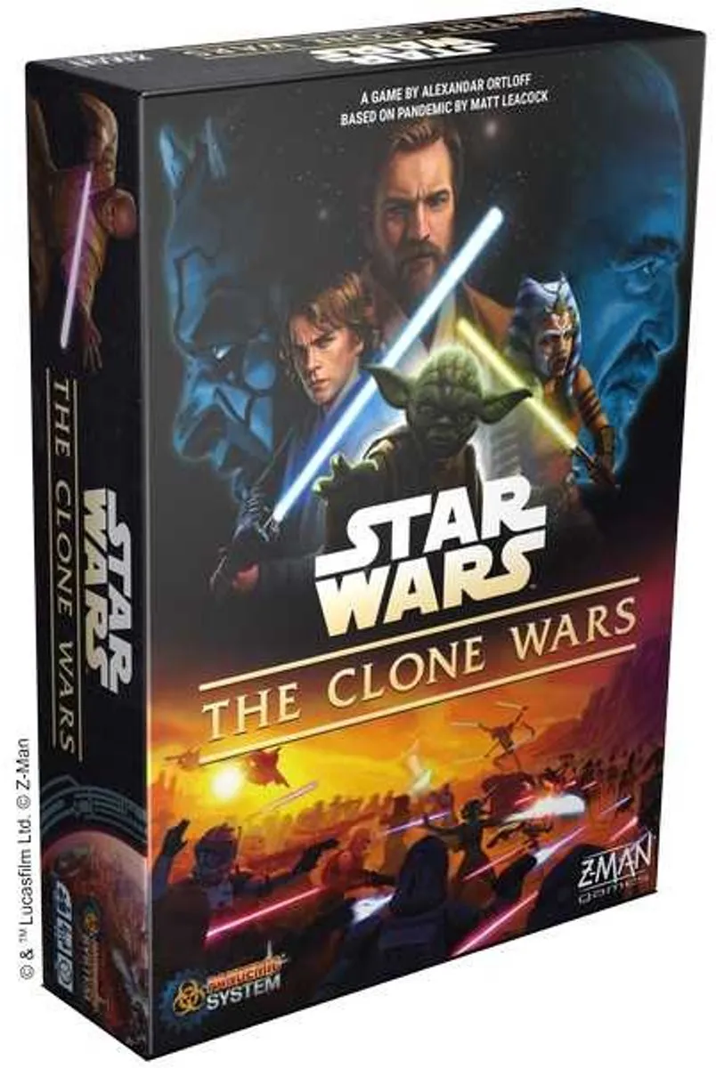 Z-Man Games Star Wars The Clone Wars Pandemic System Game ZMG7126