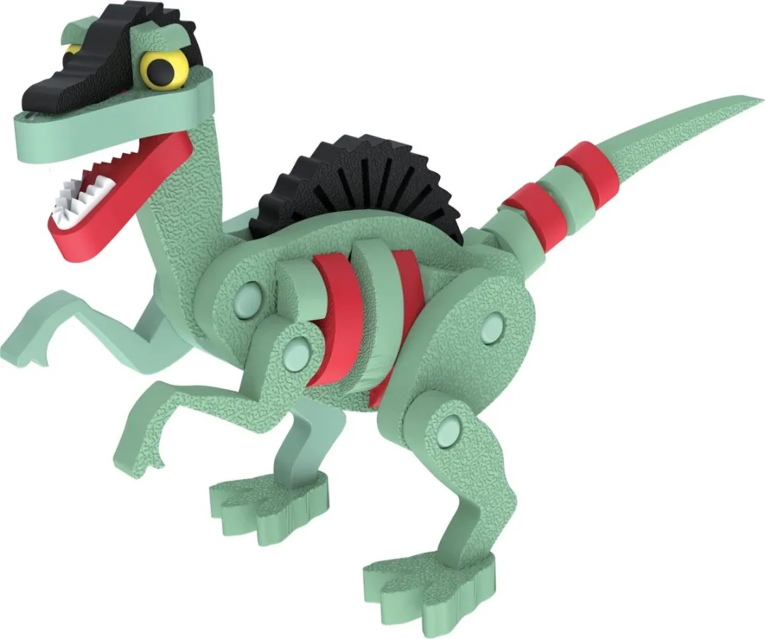 Eddy Toys 3D Dino Puzzel 64-delig - Groen