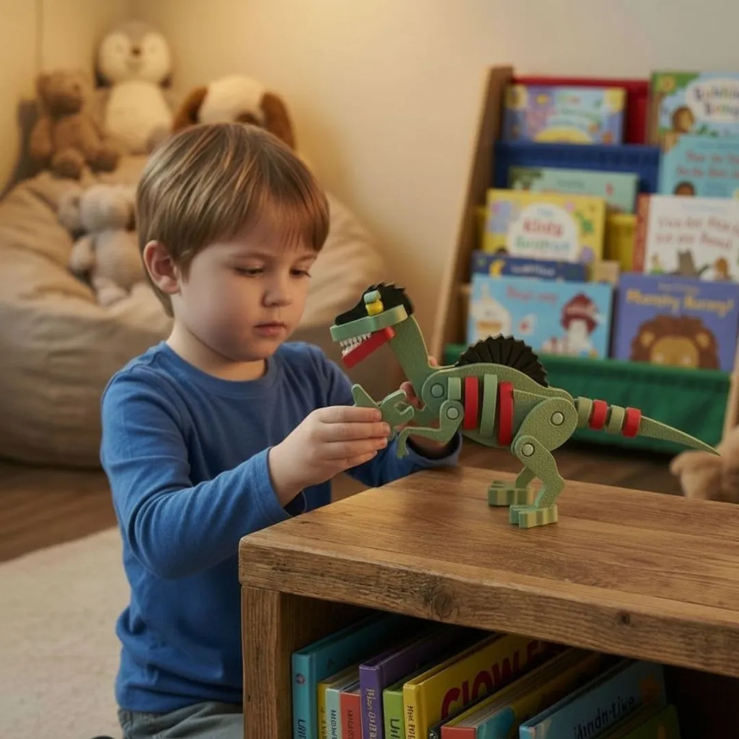 Eddy Toys 3D Dino Puzzel 64-delig - Groen