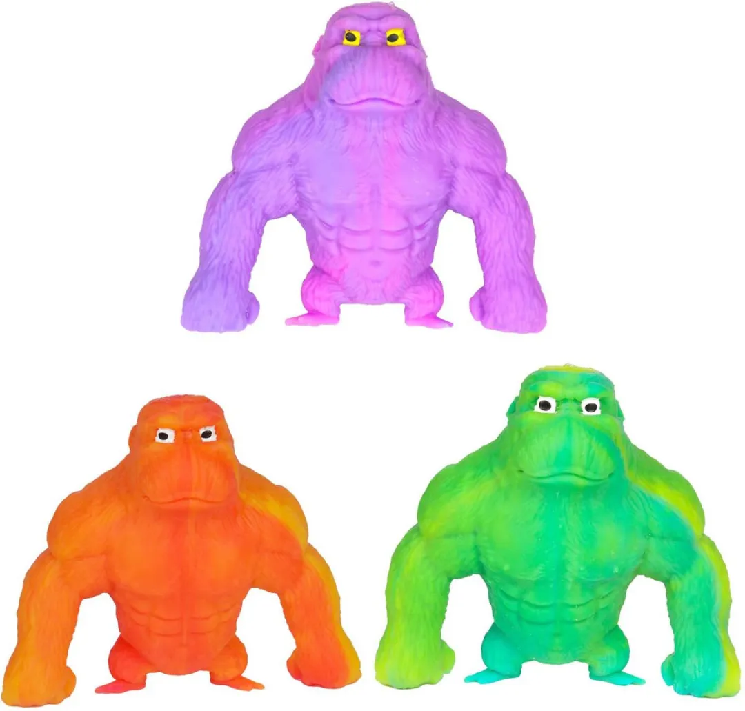 Toi-Toys Gorilla Chunky Monkey Rekbaar - 200g - Multicolor