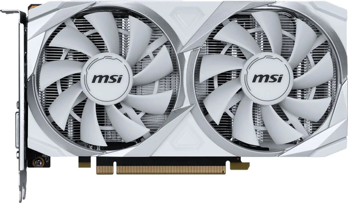 MSI GeForce RTX 3050 VENTUS 2X XS WHITE 8G OC Videokaart - 8GB GDDR6