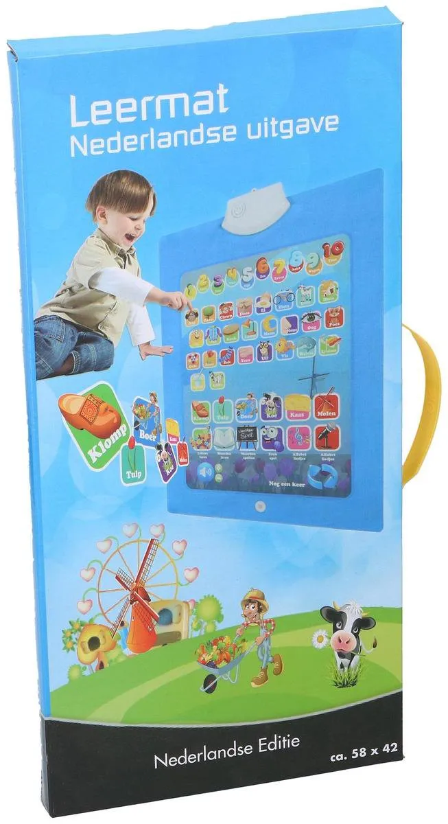 Eddy Toys Oefenmat Nederlandse Woordjes - 3x AAA
