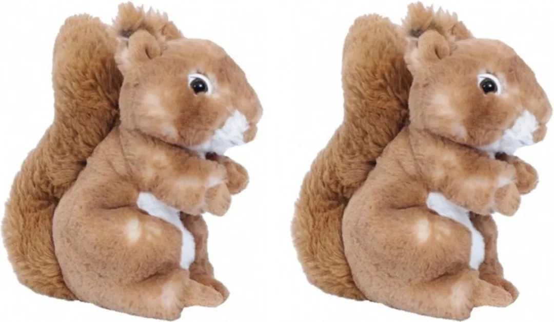 PIA Soft Toys Pluche Eekhoorn Knuffel