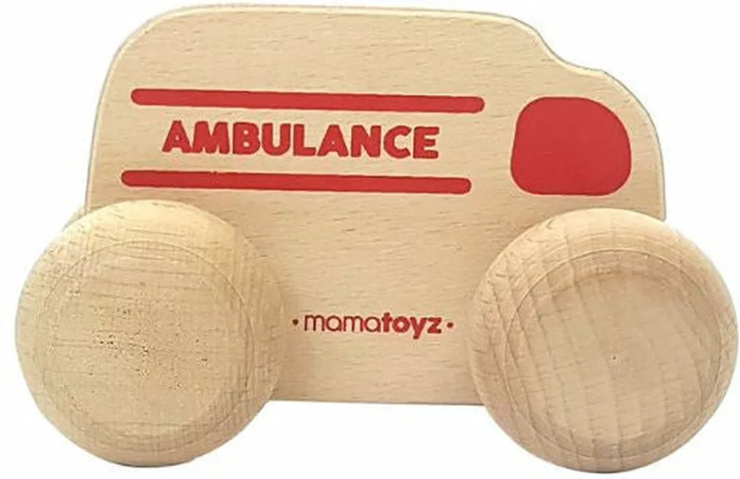 Mamatoyz Politieauto Junior MT16P - 15x8cm - Hout
