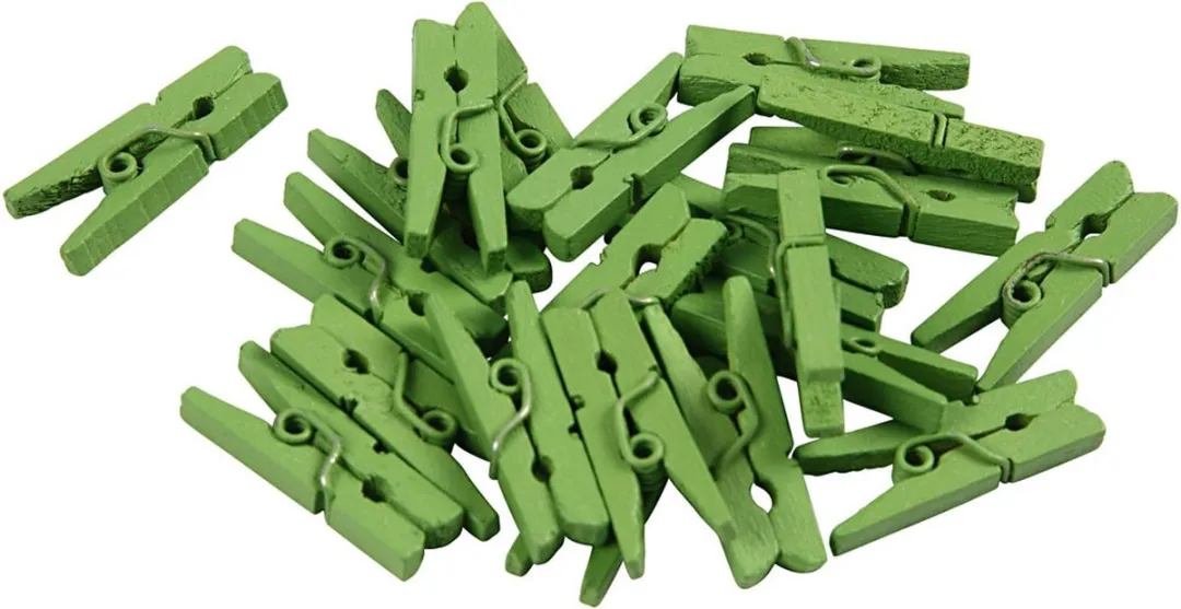 Creativ Company Mini Wasknijpers Groen