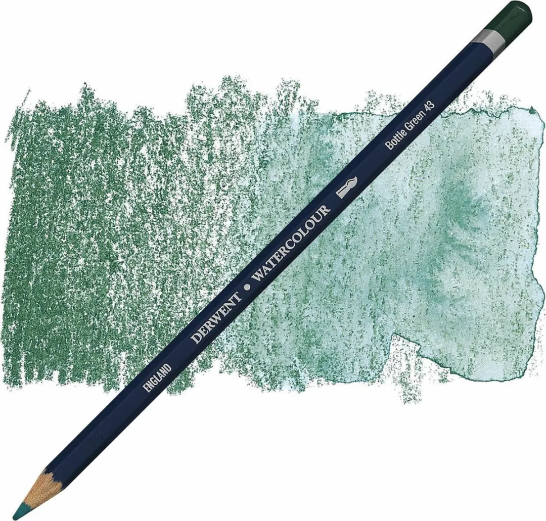 Derwent Watercolour Potlood Bottle Green