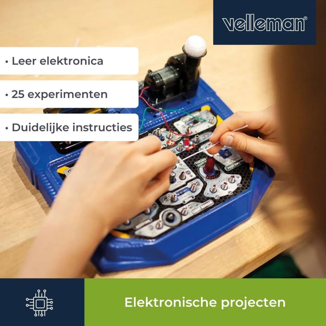 Velleman Elektronica Projectenkit - 25 Experimenten - afbeelding 6 van 6