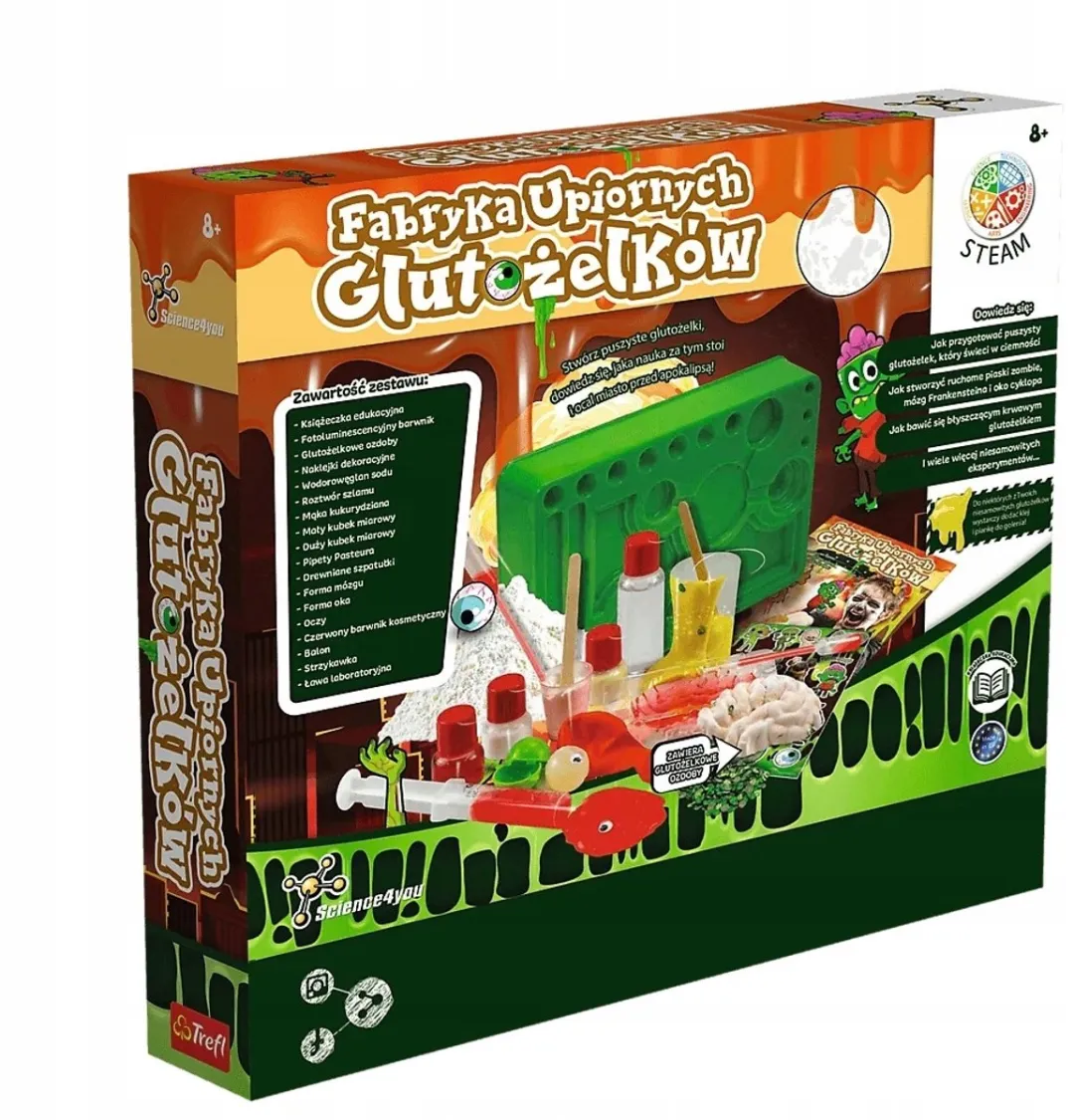 Trefl Fabriek van Gruwelijke Gummy Beesten Wetenschapskit - Multicolor